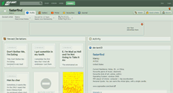 Desktop Screenshot of fasterfind.deviantart.com