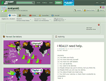 Tablet Screenshot of amkamms.deviantart.com