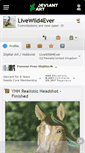 Mobile Screenshot of livewild4ever.deviantart.com