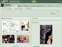 Tablet Screenshot of inochiaya.deviantart.com
