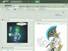 Tablet Screenshot of melnazar.deviantart.com