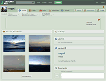Tablet Screenshot of megadl.deviantart.com