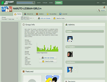 Tablet Screenshot of naruto-lesbian-girls.deviantart.com