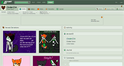 Desktop Screenshot of cinder234.deviantart.com