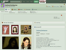 Tablet Screenshot of centurycentaurus.deviantart.com