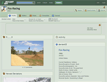 Tablet Screenshot of fox-racing.deviantart.com
