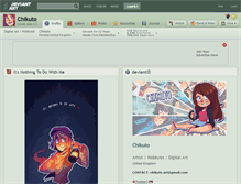 Tablet Screenshot of chikuto.deviantart.com