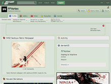 Tablet Screenshot of ffvortex.deviantart.com