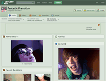 Tablet Screenshot of fantastic-dramatico.deviantart.com