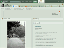 Tablet Screenshot of cat-flavor.deviantart.com