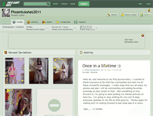 Tablet Screenshot of phoenixashes2011.deviantart.com