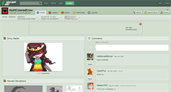 Desktop Screenshot of multicoloredcrow.deviantart.com