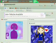 Tablet Screenshot of aliceinacrazyworld.deviantart.com