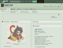 Tablet Screenshot of edgarluvitug.deviantart.com