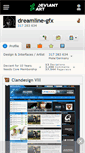 Mobile Screenshot of dreamline-gfx.deviantart.com