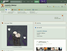 Tablet Screenshot of luxord-x-demyx.deviantart.com