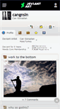 Mobile Screenshot of cangnsln.deviantart.com