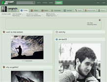 Tablet Screenshot of cangnsln.deviantart.com
