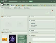 Tablet Screenshot of lillyclave.deviantart.com