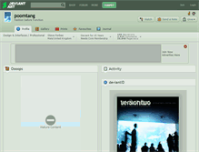 Tablet Screenshot of poomtang.deviantart.com