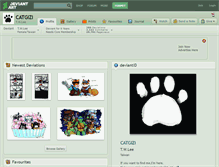 Tablet Screenshot of catgizi.deviantart.com