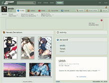 Tablet Screenshot of ernin.deviantart.com