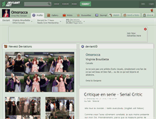 Tablet Screenshot of omorocca.deviantart.com