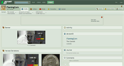 Desktop Screenshot of flamingcorn.deviantart.com