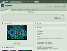 Tablet Screenshot of neilgibson.deviantart.com