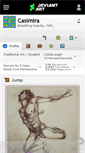 Mobile Screenshot of casimira.deviantart.com
