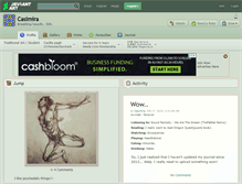 Tablet Screenshot of casimira.deviantart.com