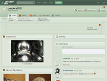 Tablet Screenshot of pandora1921.deviantart.com