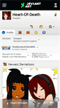 Mobile Screenshot of heart-of-death.deviantart.com