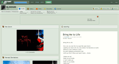 Desktop Screenshot of bl00dg0d.deviantart.com