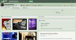 Desktop Screenshot of colour-conscious.deviantart.com