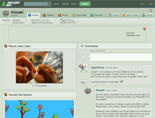 Tablet Screenshot of kisssaki.deviantart.com