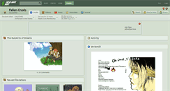 Desktop Screenshot of fallen-cruxis.deviantart.com