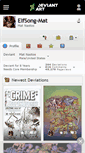 Mobile Screenshot of elfsong-mat.deviantart.com
