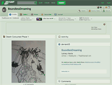 Tablet Screenshot of boundlessdreaming.deviantart.com