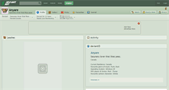 Desktop Screenshot of anyare.deviantart.com