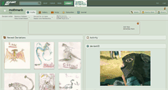 Desktop Screenshot of mothmanb.deviantart.com