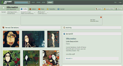 Desktop Screenshot of lilibcreation.deviantart.com