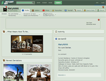 Tablet Screenshot of marya666.deviantart.com