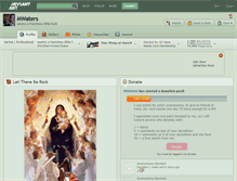Tablet Screenshot of mwaters.deviantart.com