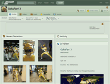 Tablet Screenshot of gokufan13.deviantart.com