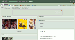 Desktop Screenshot of dajilin.deviantart.com