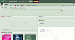Desktop Screenshot of lolalita.deviantart.com