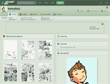 Tablet Screenshot of kennyruiz.deviantart.com