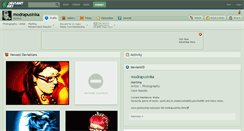 Desktop Screenshot of modrapusinka.deviantart.com