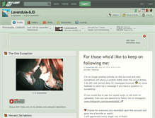 Tablet Screenshot of lavandula-bjd.deviantart.com
